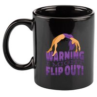Gymnast Warning 11oz C Handle Ceramic Mug