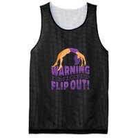 Gymnast Warning Mesh Reversible Basketball Jersey Tank