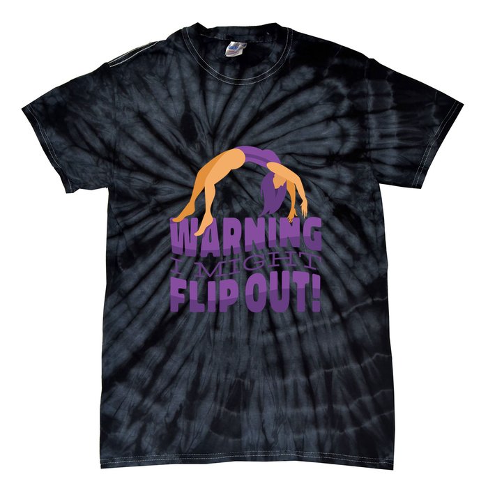 Gymnast Warning Tie-Dye T-Shirt