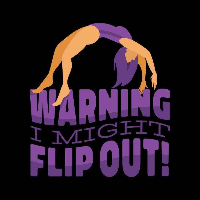 Gymnast Warning Tie-Dye T-Shirt