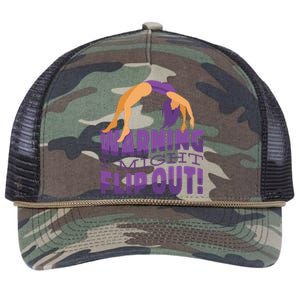 Gymnast Warning Retro Rope Trucker Hat Cap