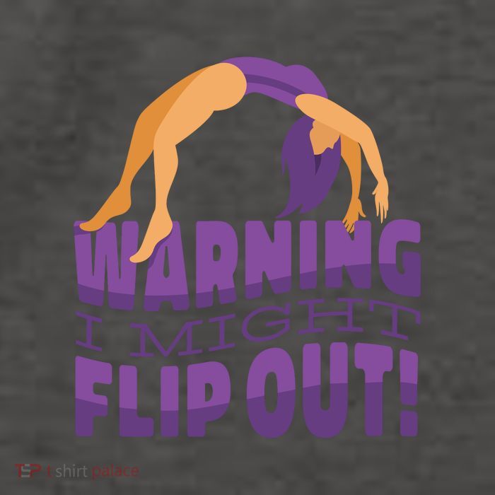 Gymnast Warning Vector Backpack