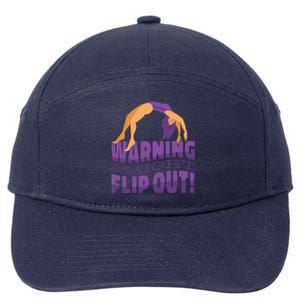 Gymnast Warning 7-Panel Snapback Hat