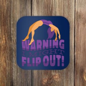 Gymnast Warning Coaster