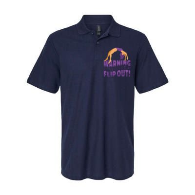 Gymnast Warning Softstyle Adult Sport Polo