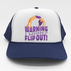 Gymnast Warning Trucker Hat