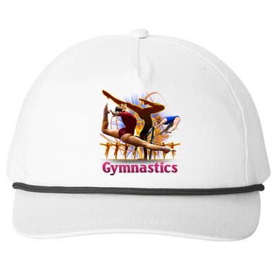 Gymnastics Logo Snapback Five-Panel Rope Hat