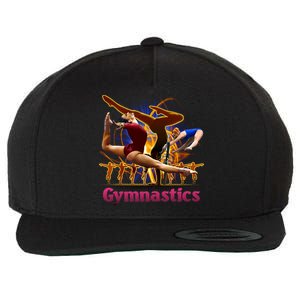 Gymnastics Logo Wool Snapback Cap