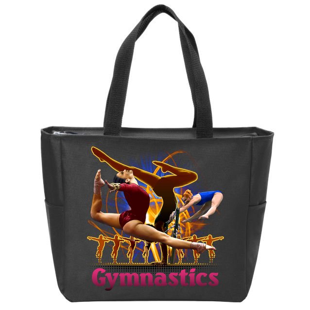 Gymnastics Logo Zip Tote Bag