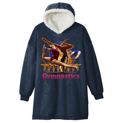 Gymnastics Logo Hooded Wearable Blanket