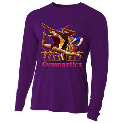 Gymnastics Logo Cooling Performance Long Sleeve Crew