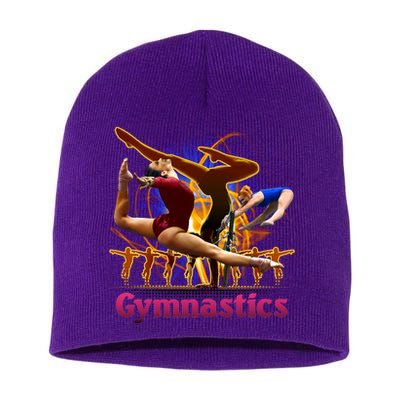 Gymnastics Logo Short Acrylic Beanie