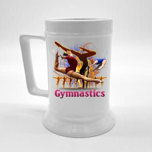 Gymnastics Logo Beer Stein