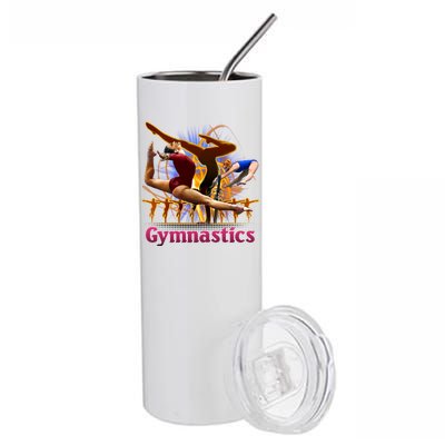 Gymnastics Logo Stainless Steel Tumbler