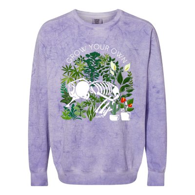 Grow Your Own Plants Lover Gifts Colorblast Crewneck Sweatshirt