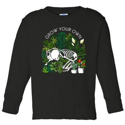 Grow Your Own Plants Lover Gifts Toddler Long Sleeve Shirt