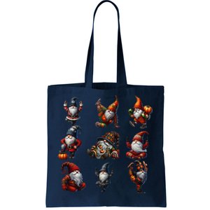 GnomeS Yoga Positions For Thanksgiving Halloween Christmas Tote Bag