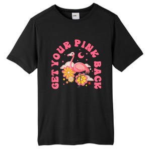 Get Your Pink Back Funny Flamingo Tall Fusion ChromaSoft Performance T-Shirt