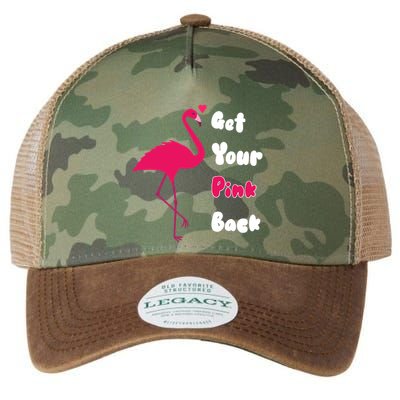 Get Your Pink Back Flamingo Sweatshirt Legacy Tie Dye Trucker Hat