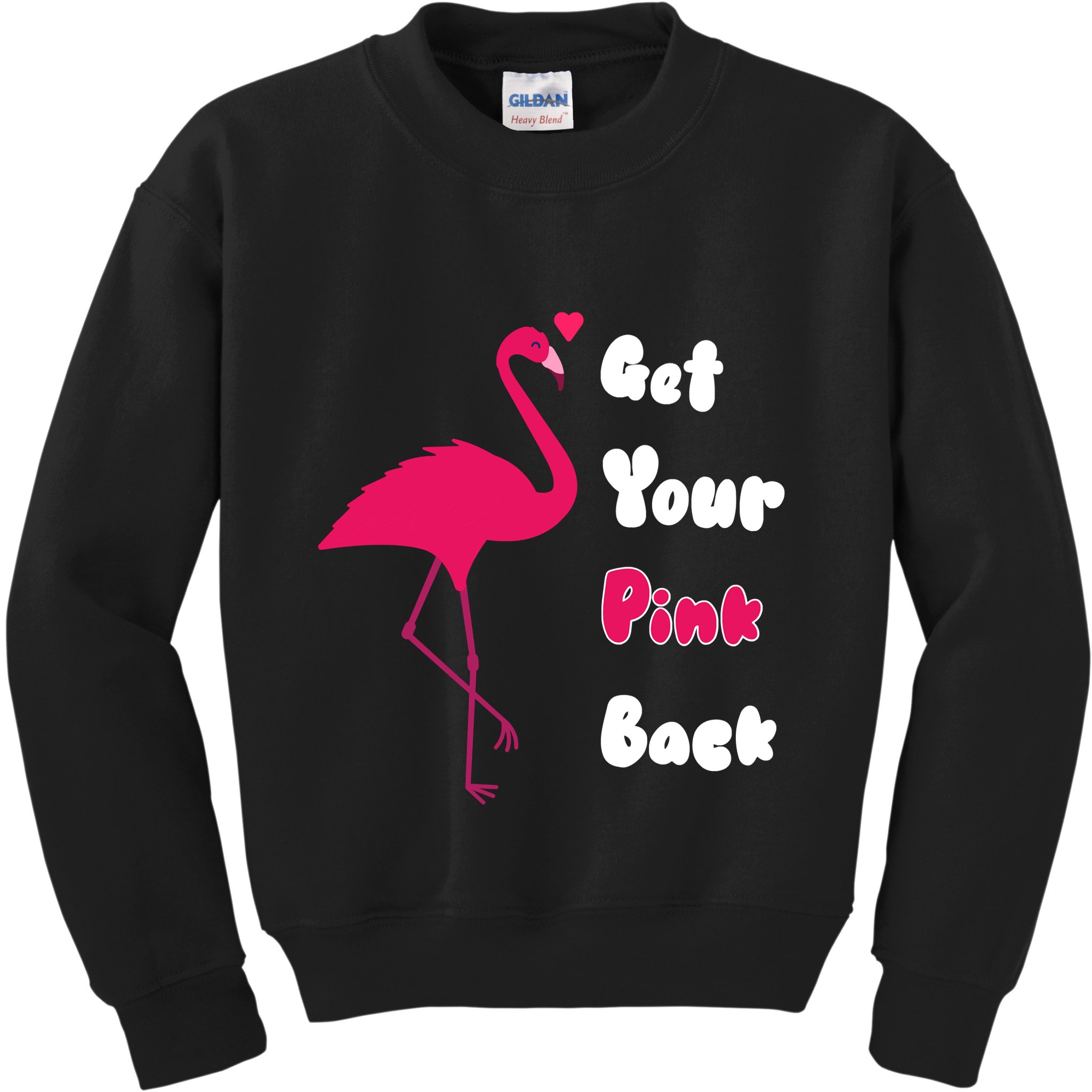 Get Your Pink Back Flamingo Sweatshirt Kids Sweatshirt