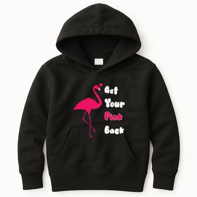 Get Your Pink Back Flamingo Sweatshirt Kids Hoodie