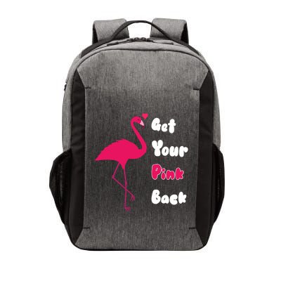 Get Your Pink Back Flamingo Sweatshirt Vector Backpack