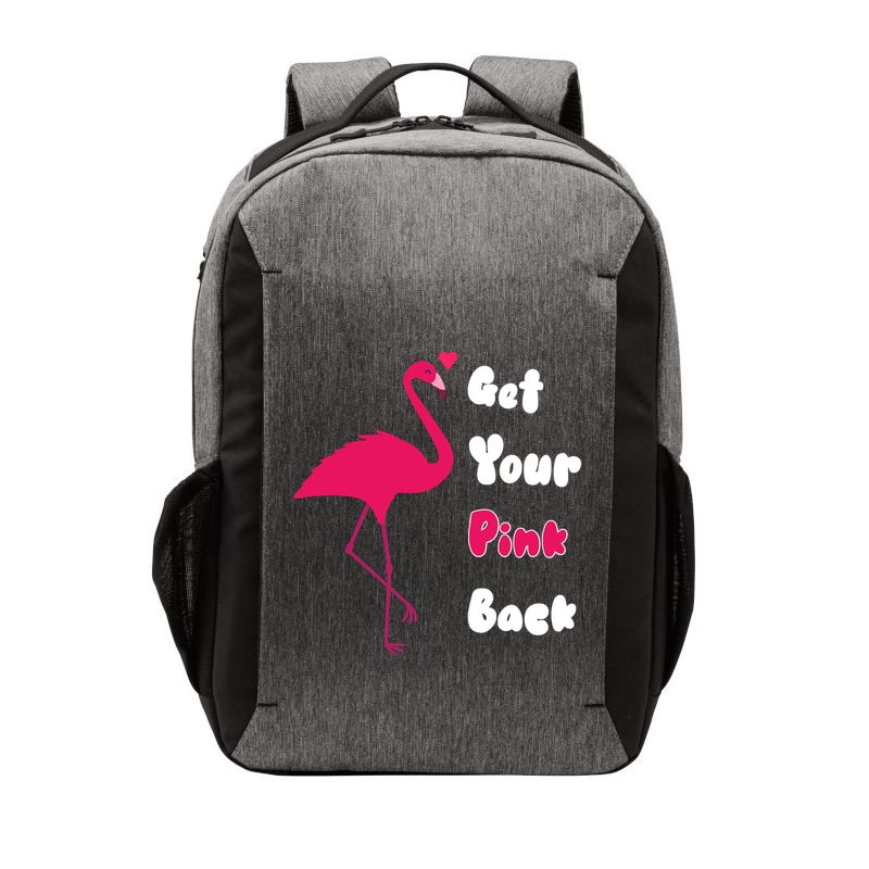 Get Your Pink Back Flamingo Sweatshirt Vector Backpack