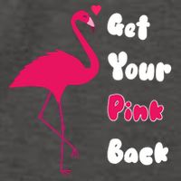 Get Your Pink Back Flamingo Sweatshirt Vector Backpack