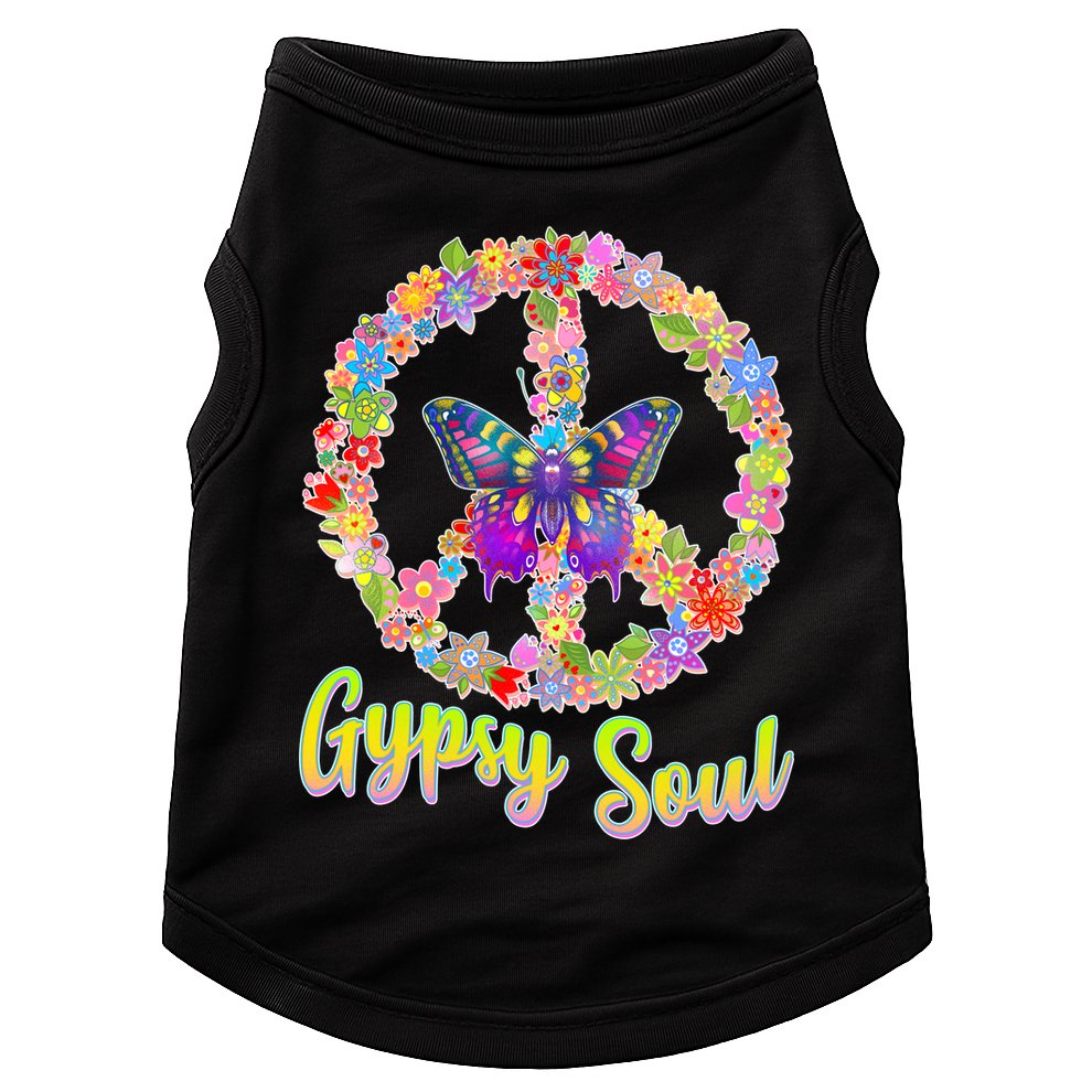 Gypsy Soul Flower Wreath Doggie Tank