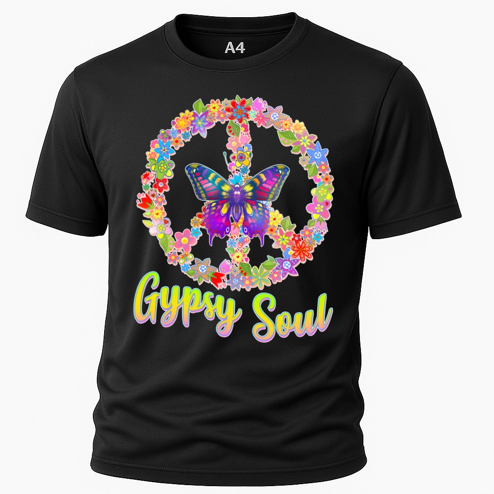 Gypsy Soul Flower Wreath Cooling Performance Crew T-Shirt