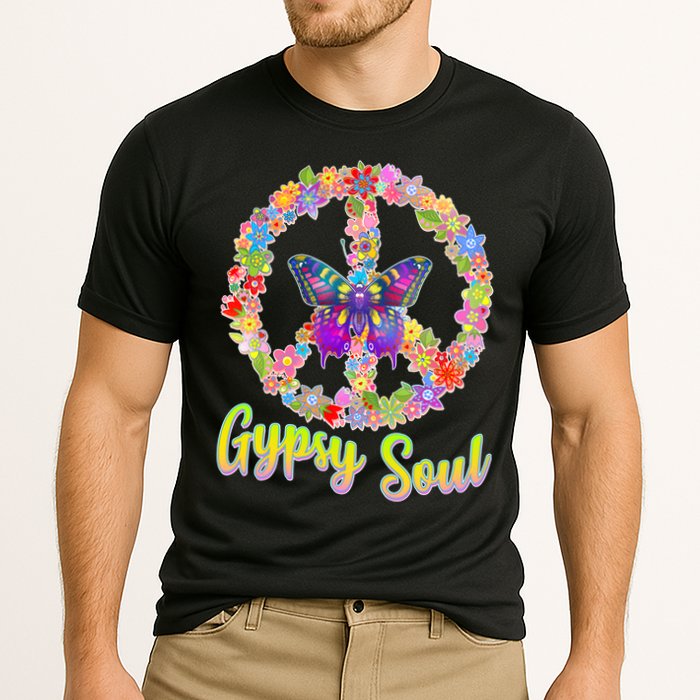 Gypsy Soul Flower Wreath Cooling Performance Crew T-Shirt