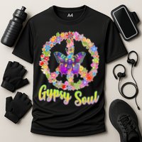 Gypsy Soul Flower Wreath Cooling Performance Crew T-Shirt