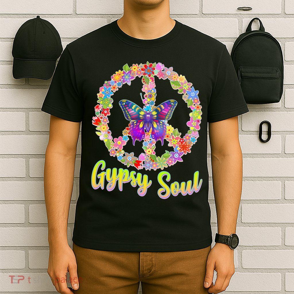 Gypsy Soul Flower Wreath T-Shirt