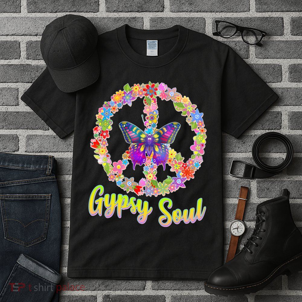 Gypsy Soul Flower Wreath Tall T-Shirt