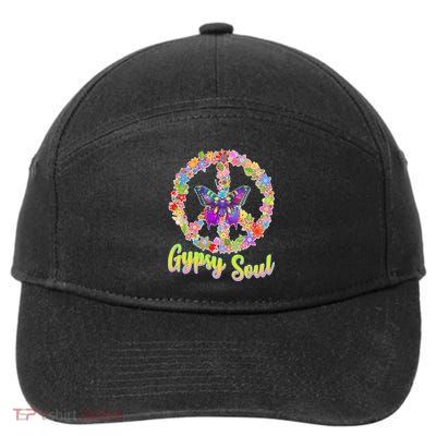Gypsy Soul Flower Wreath 7-Panel Snapback Hat