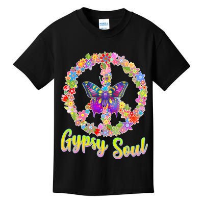 Gypsy Soul Flower Wreath Kids T-Shirt