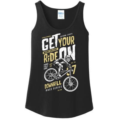 Get Your Ride On Downhill Ladies Essential Tank