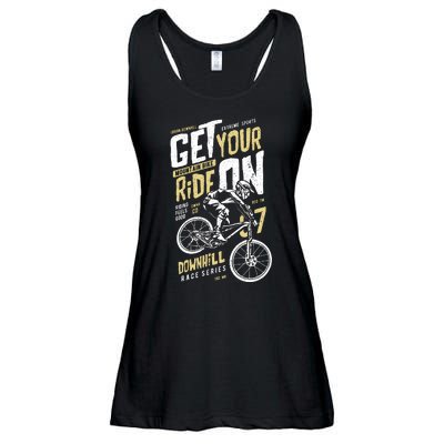 Get Your Ride On Downhill Ladies Essential Flowy Tank