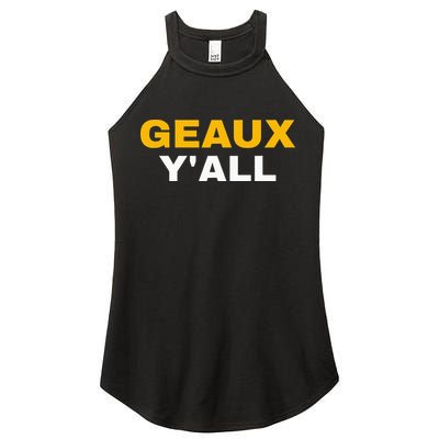 Geaux Y'all Southern Football funny sport Women's Perfect Tri Rocker Tank