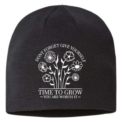 Give Yourself Time Cut Files For Cricut Self Love Sustainable Beanie