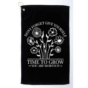 Give Yourself Time Cut Files For Cricut Self Love Platinum Collection Golf Towel