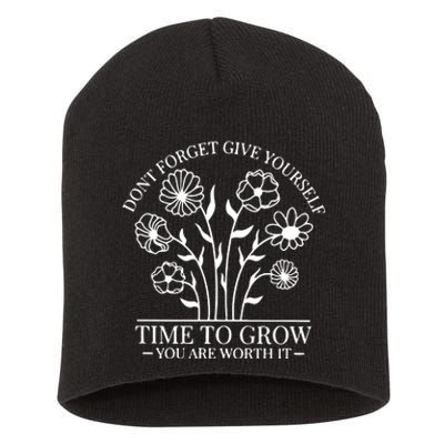 Give Yourself Time Cut Files For Cricut Self Love Short Acrylic Beanie