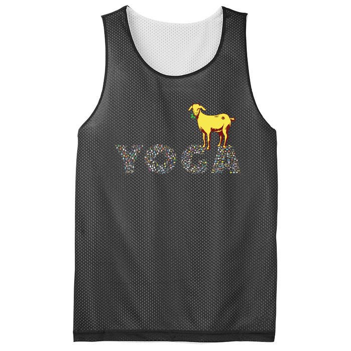 Goat Yoga T For Women Men Mesh Reversible Basketball Jersey Tank