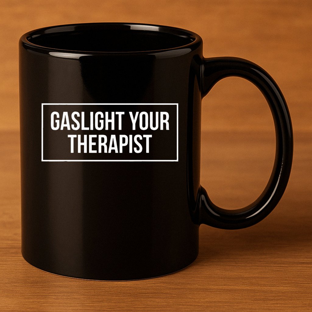 Gaslight Your Therapist 11oz C Handle Ceramic Mug