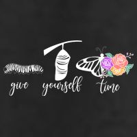Give Yourself Time Mental Health Awareness Butterfly Life Cycle Adult Drive Performance Visor