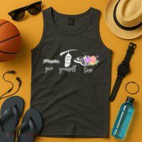 Give Yourself Time Mental Health Awareness Butterfly Life Cycle Tank Top