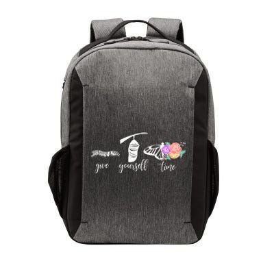 Give Yourself Time Mental Health Awareness Butterfly Life Cycle Vector Backpack