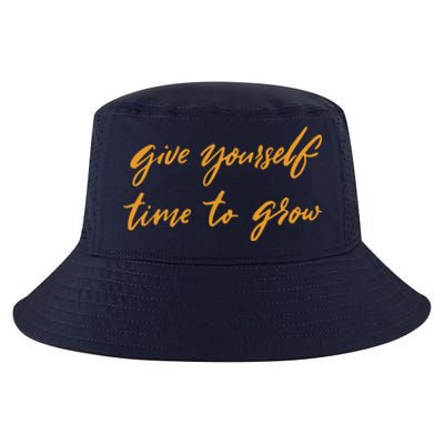 Give Yourself Time To Grow Quote Cool Comfort Performance Bucket Hat