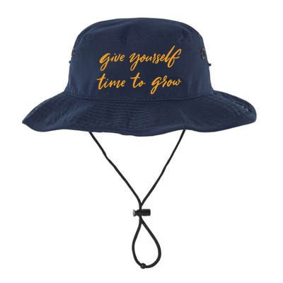 Give Yourself Time To Grow Quote Bucket Hat