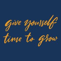 Give Yourself Time To Grow Quote 16 in Basic Backpack